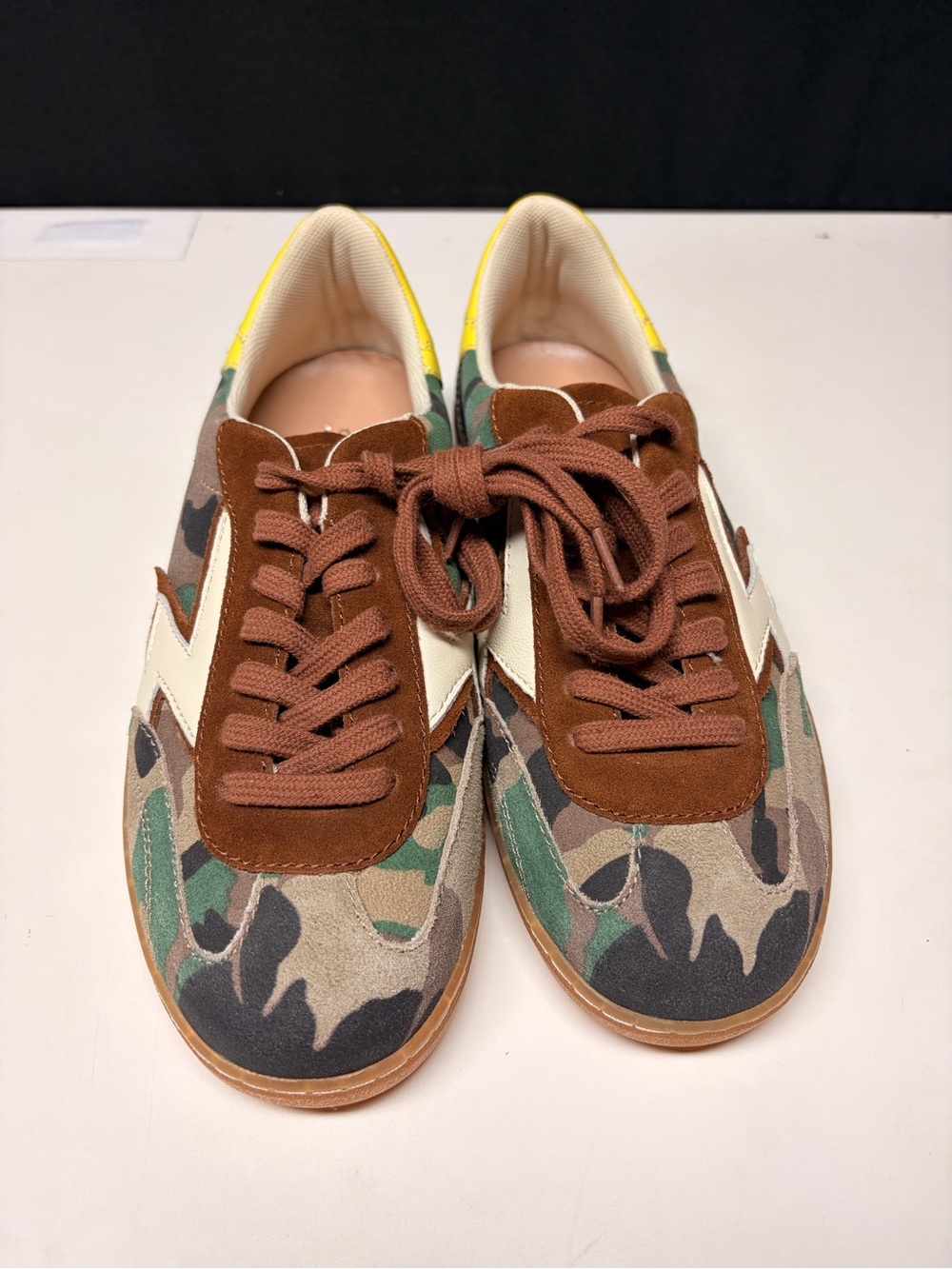Silent D Montana camo sneakers